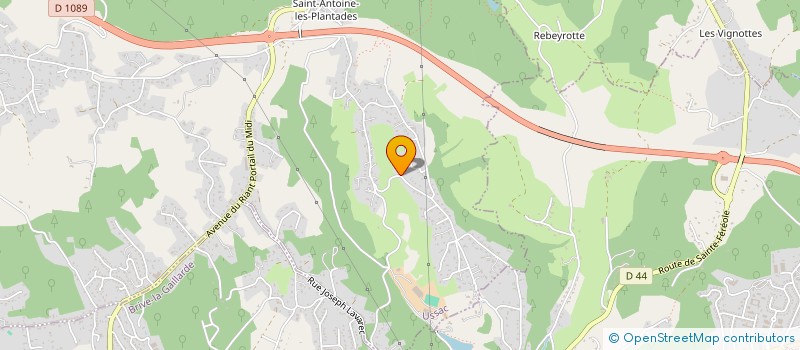 localisation de l'entreprise LES CHEYENNES  USSAC