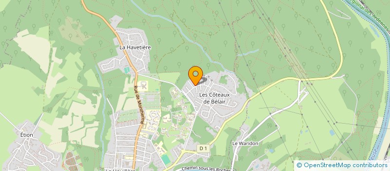 localisation de l'entreprise LES CHIBANIS DES ARDENNES  CHARLEVILLE-MEZIERES
