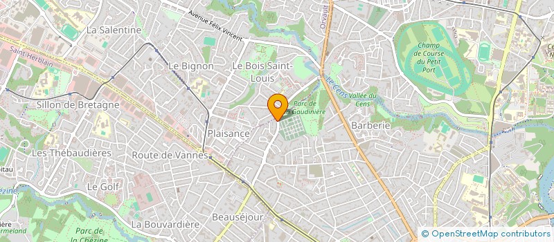 localisation de l'entreprise LES CHIENS D'EVEIL NANTAIS à NANTES