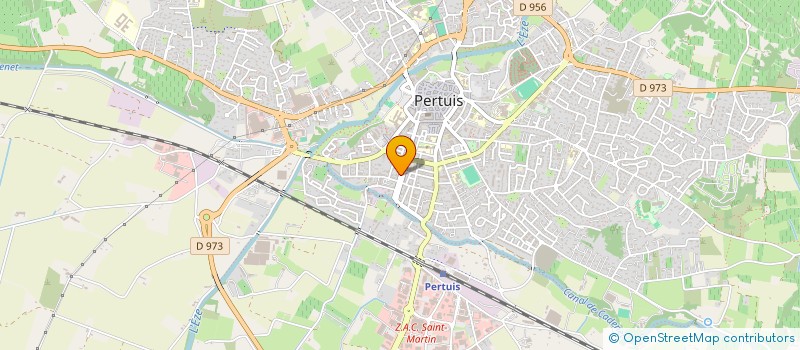 localisation de l'entreprise LES CHIENS DU LUBERON  PERTUIS