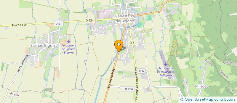 localisation de l'entreprise LES CHIENS DU SILENCE  ESCONDEAUX