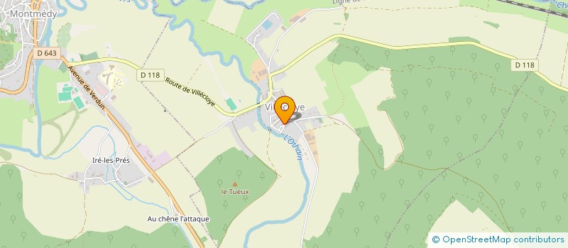 localisation de l'entreprise LES CHIEROTHAINS à VILLECLOYE