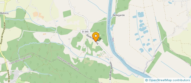 localisation de l'entreprise LES CHIMERES  SAINT-JEAN-DE-MARSACQ