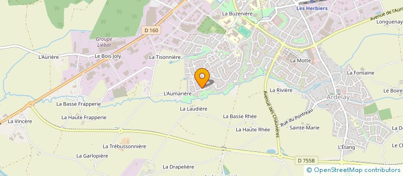 localisation de l'entreprise LES CHINERIES HERBRETAISES à LES HERBIERS