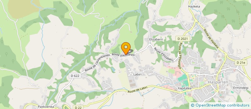 localisation de l'entreprise LES CHIPI'ROSES à HASPARREN