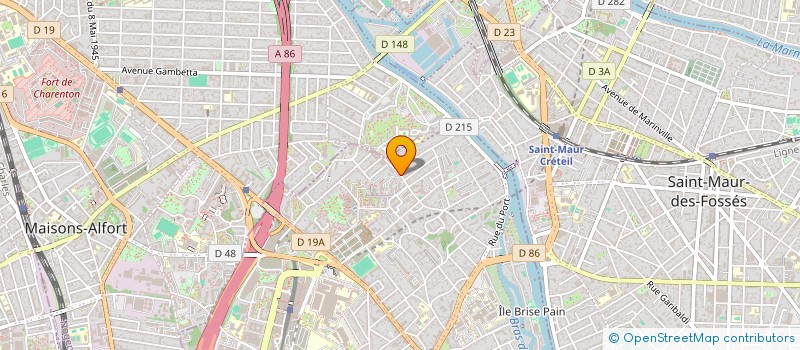 localisation de l'entreprise LES CHIPIES INIGUEZ  CRETEIL