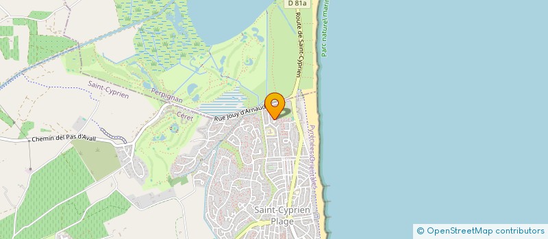 localisation de l'entreprise LES CHIPUTAYRES  ST CYPRIEN