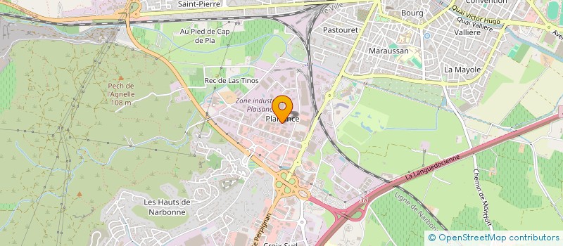localisation de l'entreprise LES CHOCOLATS DE LEA  NARBONNE
