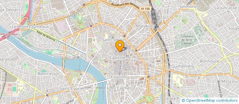 localisation de l'entreprise LES CHOCOLATS DU CAPITOLE - REMUSAT à TOULOUSE