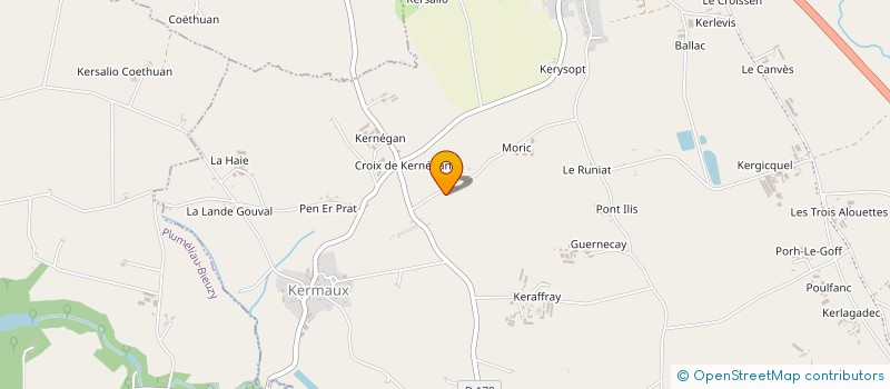 localisation de l'entreprise LES CHOCOLATS DU HERISSON  EVELLYS