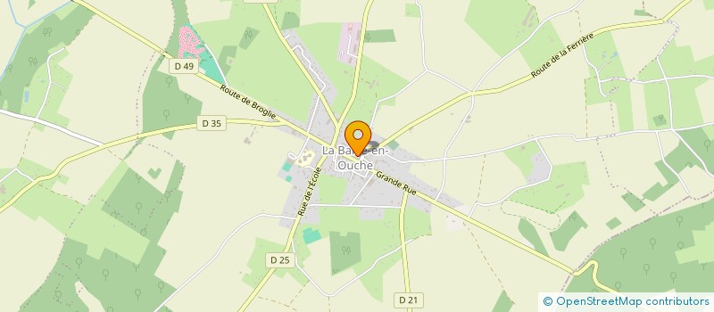 localisation de l'entreprise LES CHOEURS BARROIS à MESNIL-EN-OUCHE