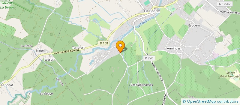 localisation de l'entreprise LES CHOEURS DE FRANCE CAMPANELLA  LA BREDE