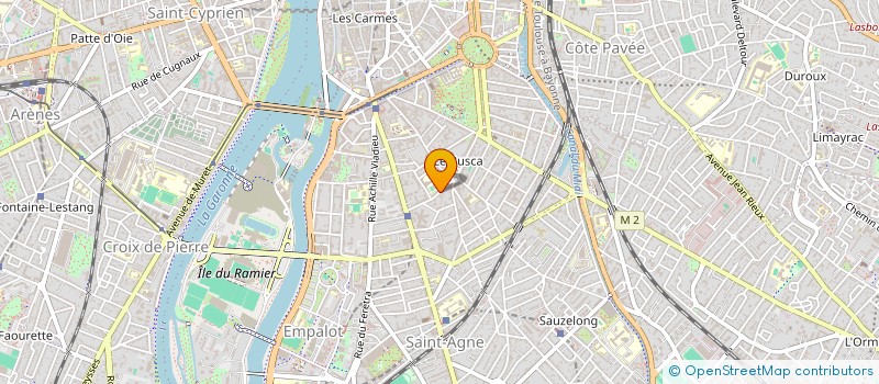 localisation de l'entreprise LES CHOEURS DE LA PLAINE  TOULOUSE