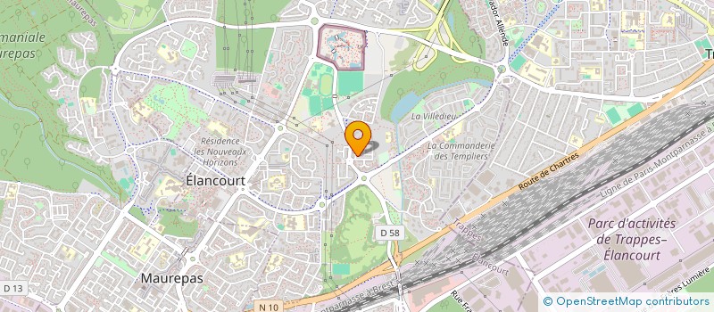 localisation de l'entreprise LES CHOEURS DE LA PLEIADE à ELANCOURT