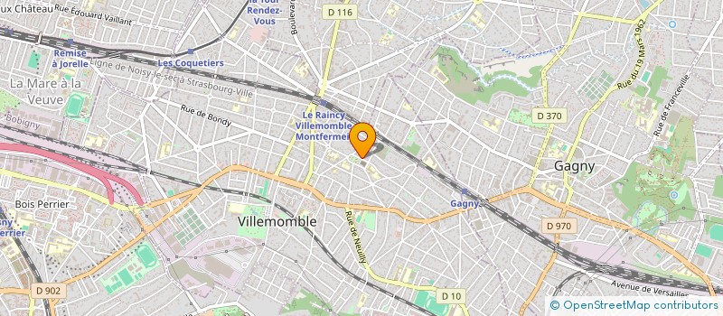 localisation de l'entreprise LES CHOEURS DE SAINT LOUIS DE VILLEMOMBLE  VILLEMOMBLE