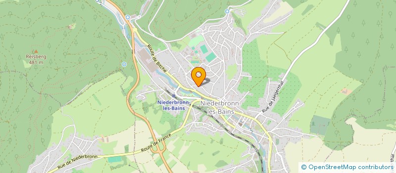 localisation de l'entreprise LES CHOEURS DU RHIN  NIEDERBRONN-LES-BAINS