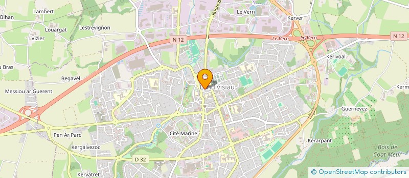 localisation de l'entreprise LES CHOEURS DU VOLCAN à LANDIVISIAU