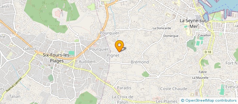 localisation de l'entreprise LES CHOEURS LYRIQUES DU RIVAGE à LA SEYNE-SUR-MER