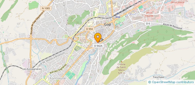 localisation de l'entreprise LES CHOMETTES DE ROMETTE  GAP