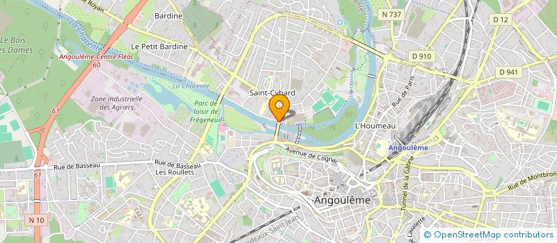 localisation de l'entreprise LES CHOMEURS CHARENTAIS à ANGOULEME