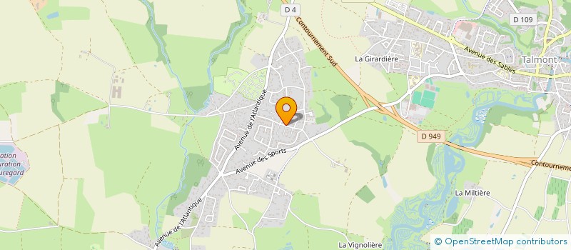 localisation de l'entreprise LES CHOOMS à TALMONT-SAINT-HILAIRE