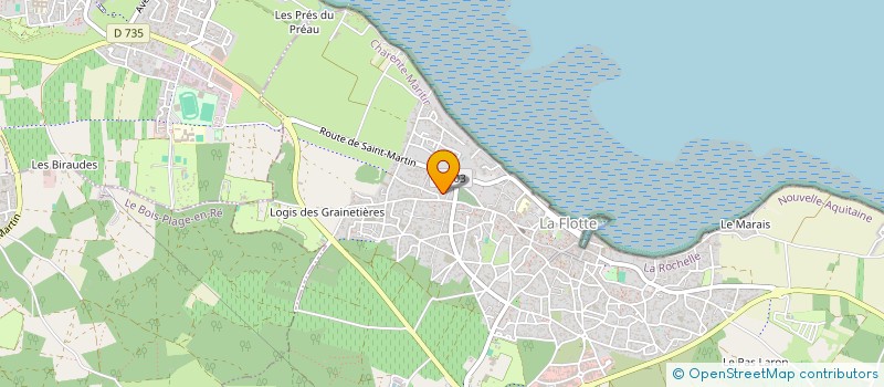 localisation de l'entreprise LES CHORDIALES  LA FLOTTE