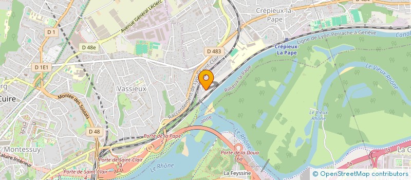 localisation de l'entreprise LES CHORISTES DE LA PECHE ET DE LA BANANE  RILLIEUX-LA-PAPE