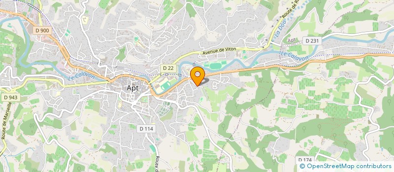 localisation de l'entreprise LES CHOSES QUI FACHENT à APT