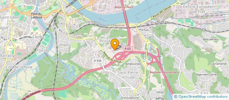 localisation de l'entreprise LES CHOSES RARES à BAYONNE