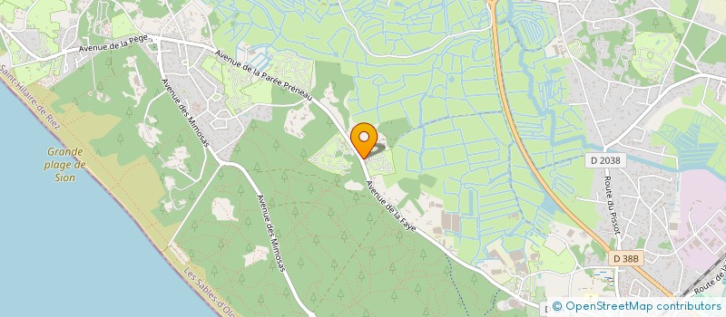localisation de l'entreprise LES CHOUANS à SAINT-HILAIRE-DE-RIEZ