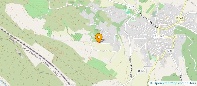 localisation de l'entreprise LES CHOUBIS  EGUILLES