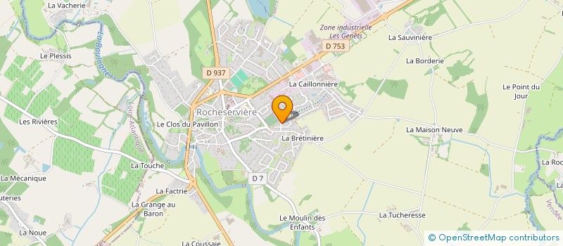 localisation de l'entreprise LES CHOUC'ETTES  ROCHESERVIERE