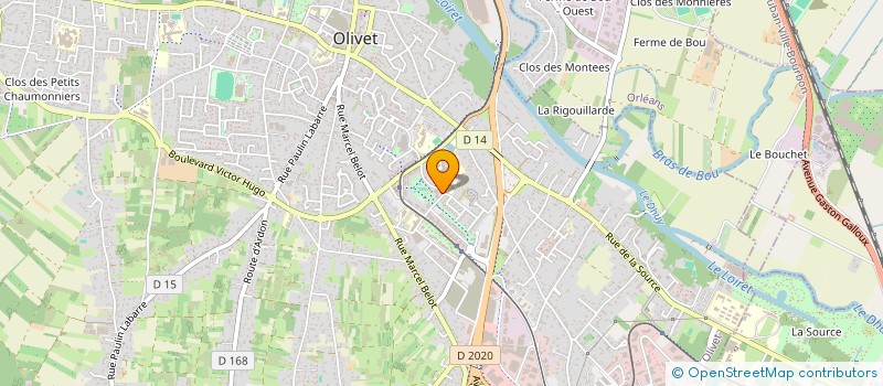 localisation de l'entreprise LES CHOUCHATONS  LAILLY-EN-VAL