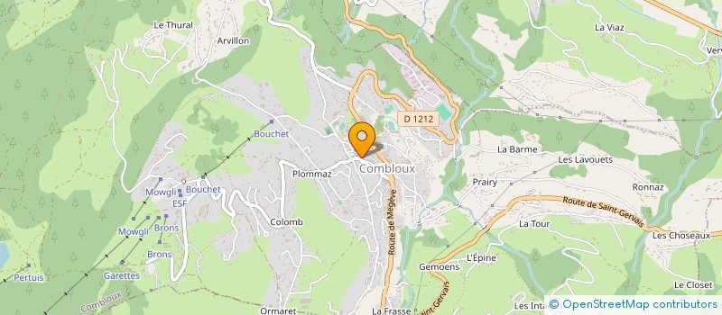 localisation de l'entreprise LES CHOUCHOUS  COMBLOUX