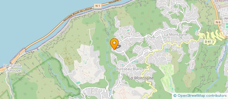 localisation de l'entreprise LES CHOUCHOUTES 974  SAINT-DENIS