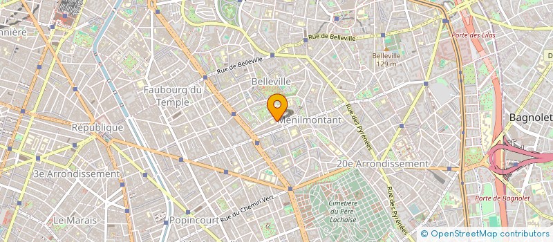 localisation de l'entreprise LES CHOUETTES  PARIS