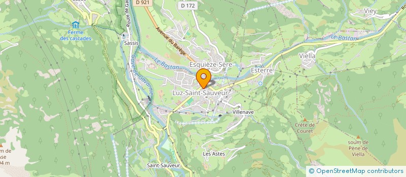 localisation de l'entreprise LES CHOUPINETTES  LUZ-SAINT-SAUVEUR