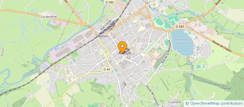 localisation de l'entreprise LES CHOUPINETTES  AUTUN