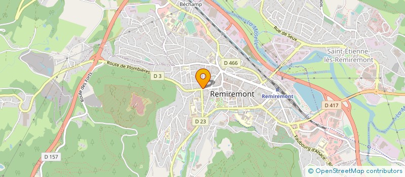 localisation de l'entreprise LES CHOUPINOUS  REMIREMONT