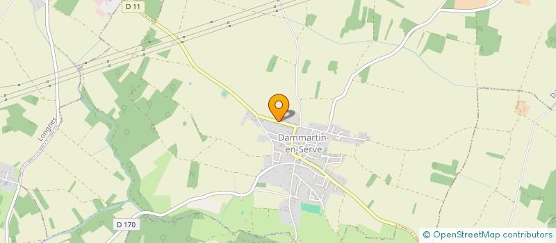 localisation de l'entreprise LES CHOUPINOUS DE DAM  DAMMARTIN-EN-SERVE