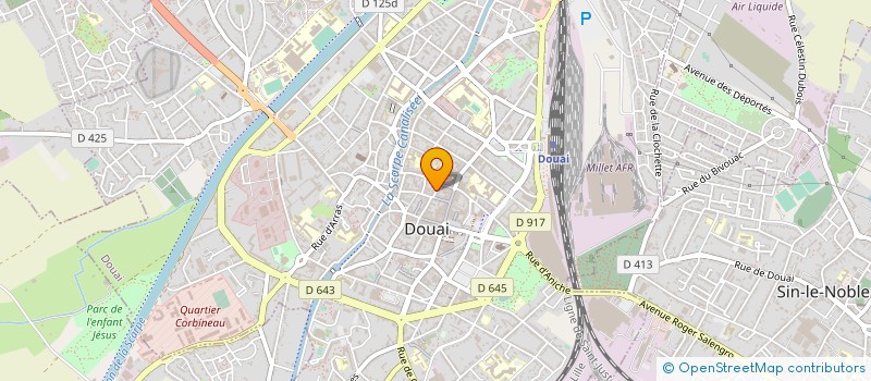 localisation de l'entreprise LES CHOUPIZZ à DOUAI