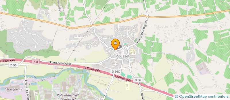 localisation de l'entreprise LES CHOURMOS  ROUSSET