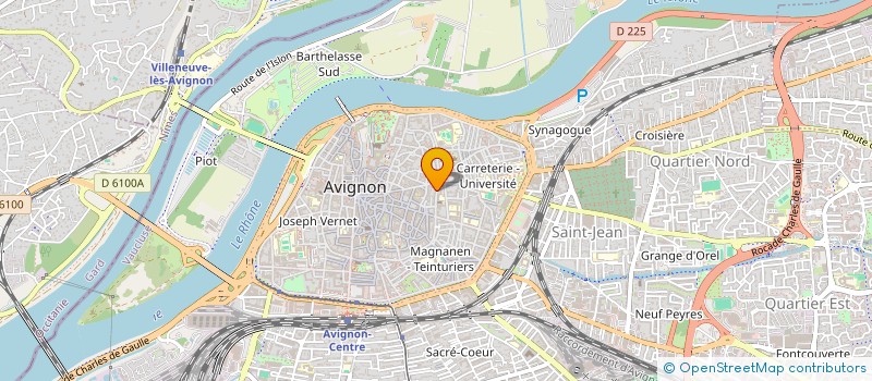 localisation de l'entreprise LES CHOUX  AVIGNON