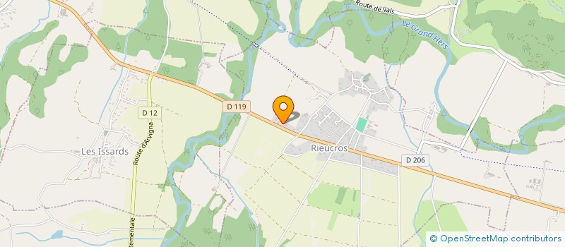 localisation de l'entreprise LES CHROMES à MIREPOIX