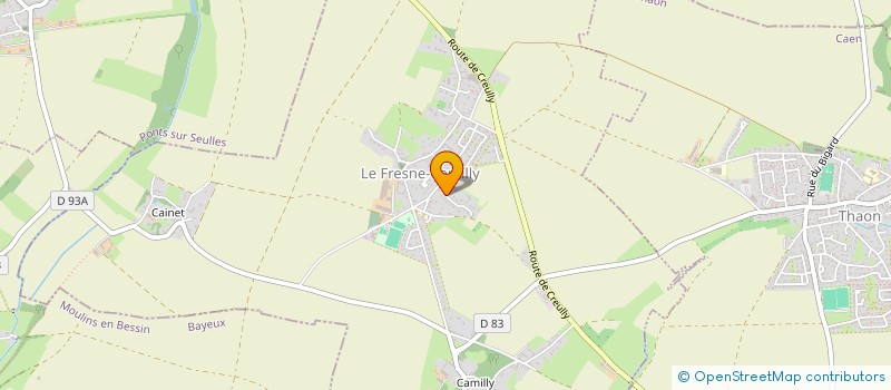 localisation de l'entreprise LES CHRONIQUES DE JAORKEN  LE FRESNE-CAMILLY