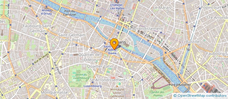 localisation de l'entreprise LES CHRONIQUEURS ASSOCIES à PARIS