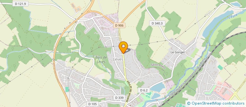 localisation de l'entreprise LES CHRYSALIDES à LEVES