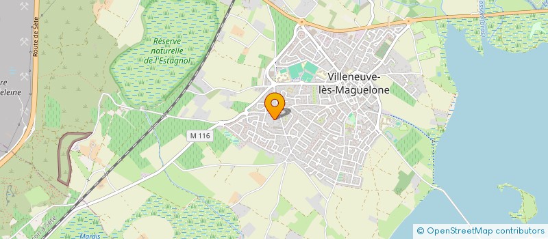 localisation de l'entreprise LES CHRYSALIDES  VILLENEUVE-LES-MAGUELONE
