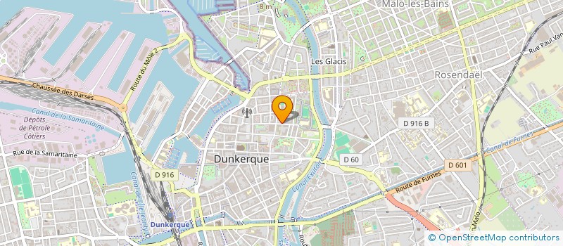 localisation de l'entreprise LES CHT'IRLANDAIS à DUNKERQUE