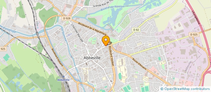 localisation de l'entreprise LES CHTIS PICARDS à ABBEVILLE